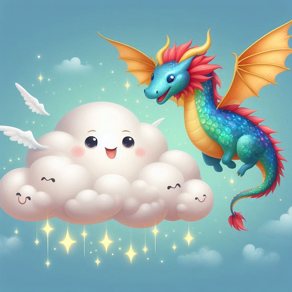 The Friendly Cloud & the Rainbow Dragon