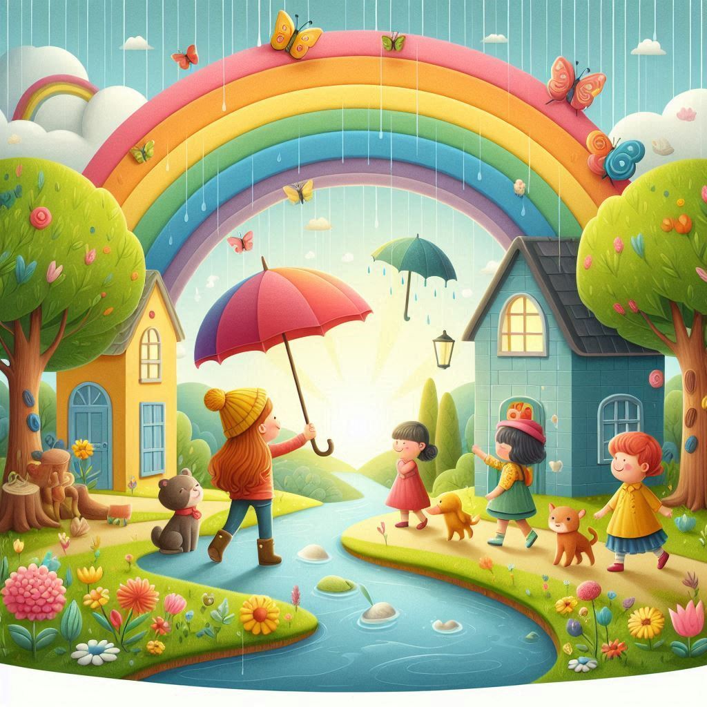 The Rainbow Umbrella